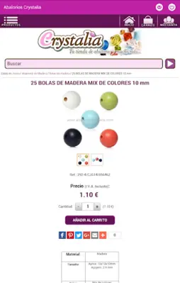 Abalorios Crystalia android App screenshot 1